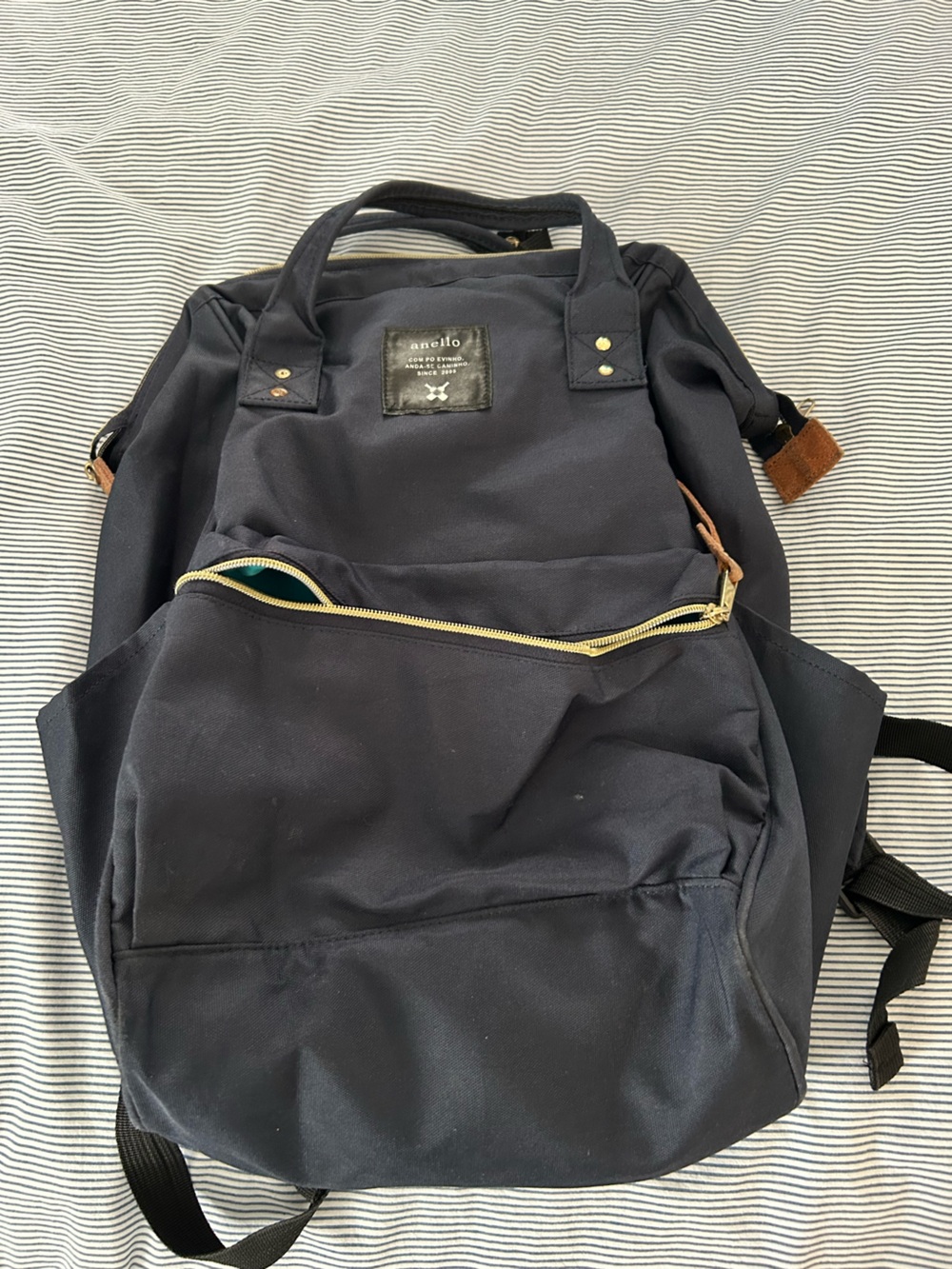 Annelo Laptop Navy Backpack